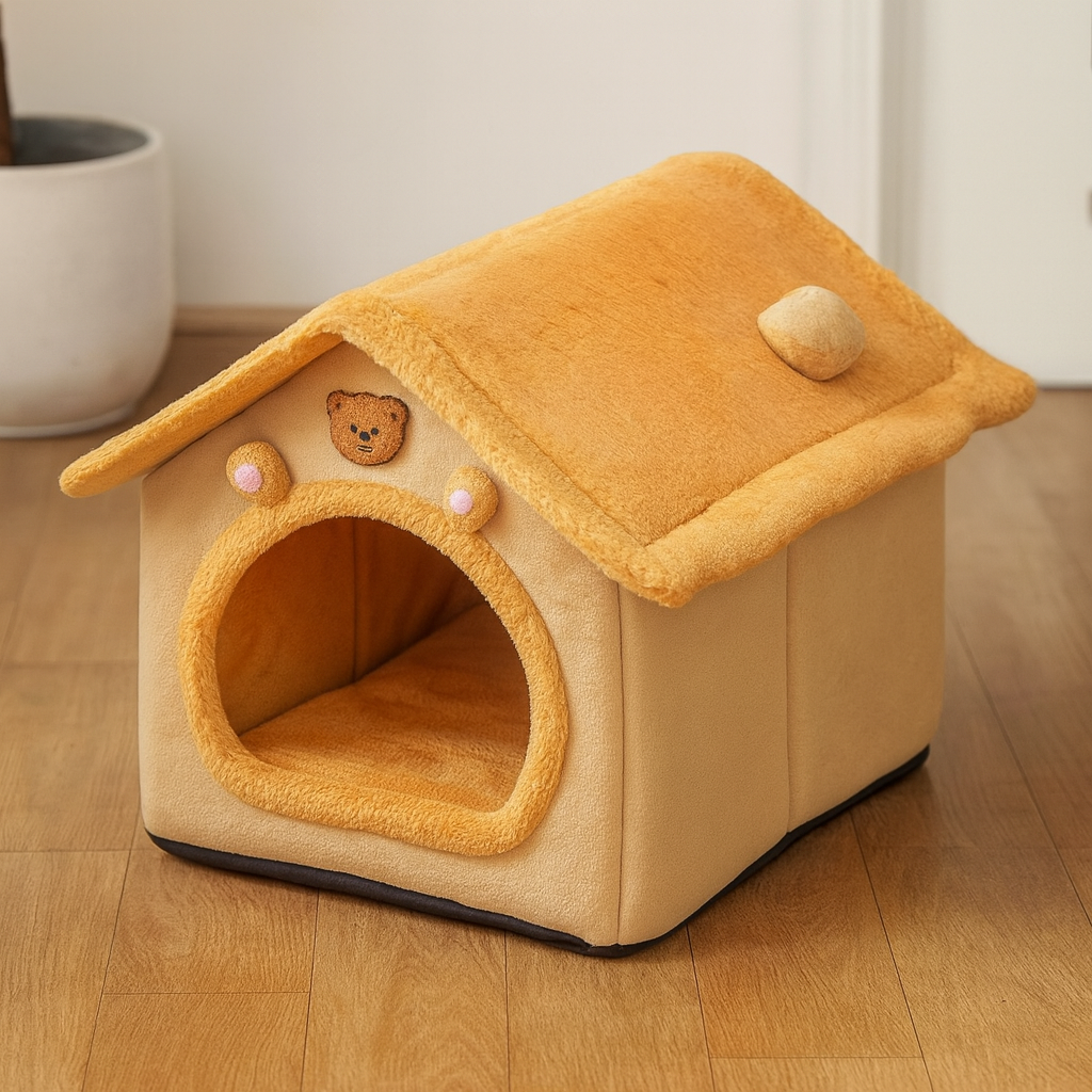 Maison en Peluche pour Chat Maison Minet