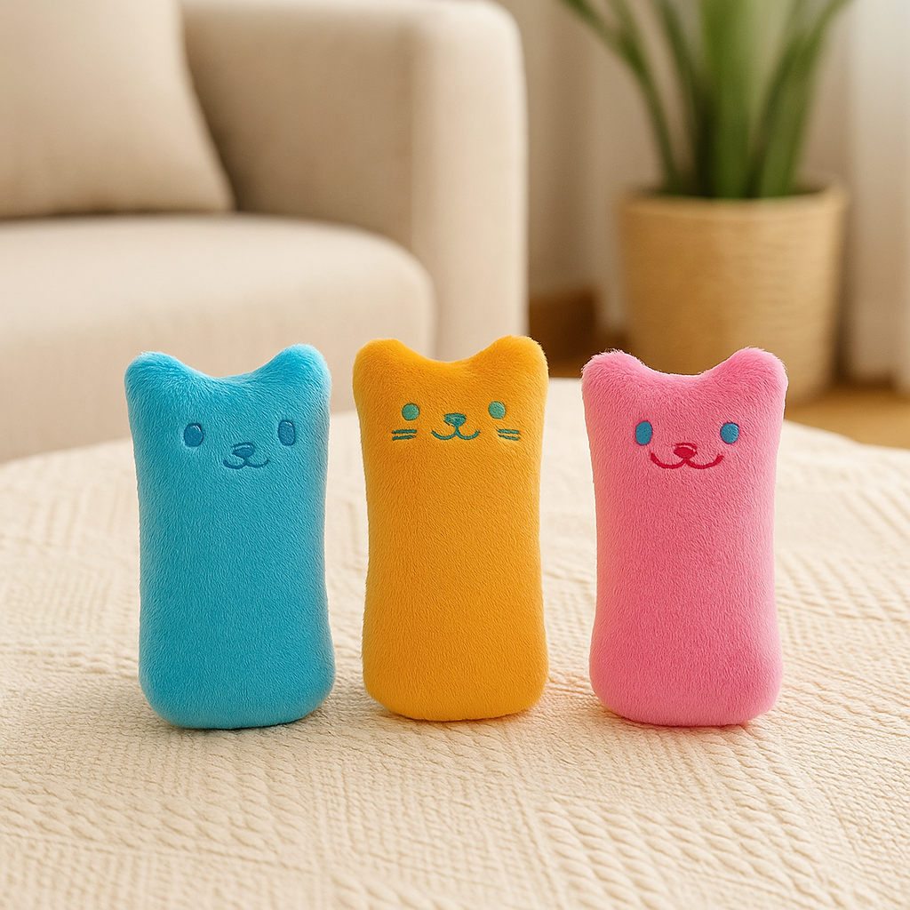 Jouet en Peluche avec Herbe à Chat Maison Minet