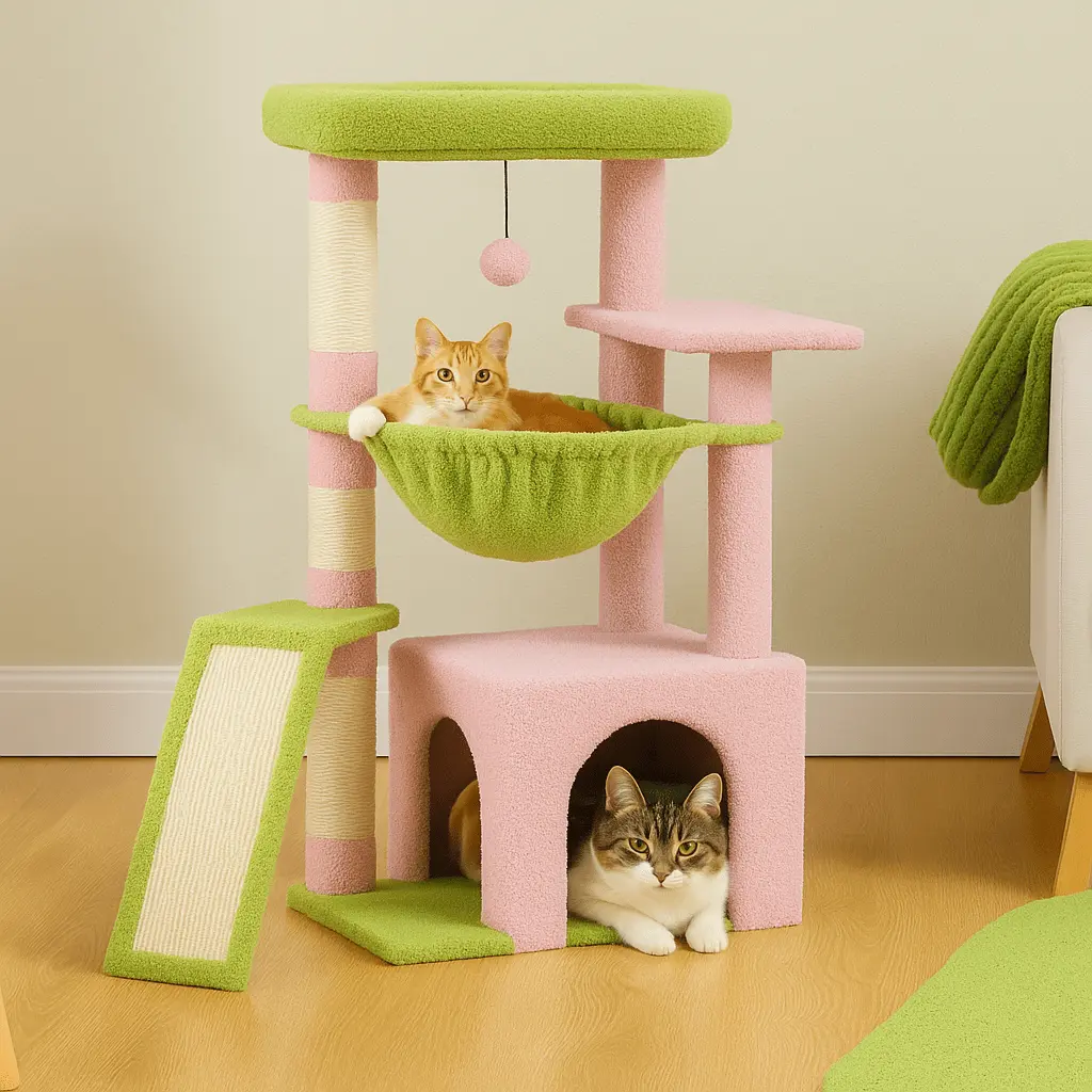 Arbre à Chat Premium - 92 cm Maison Minet