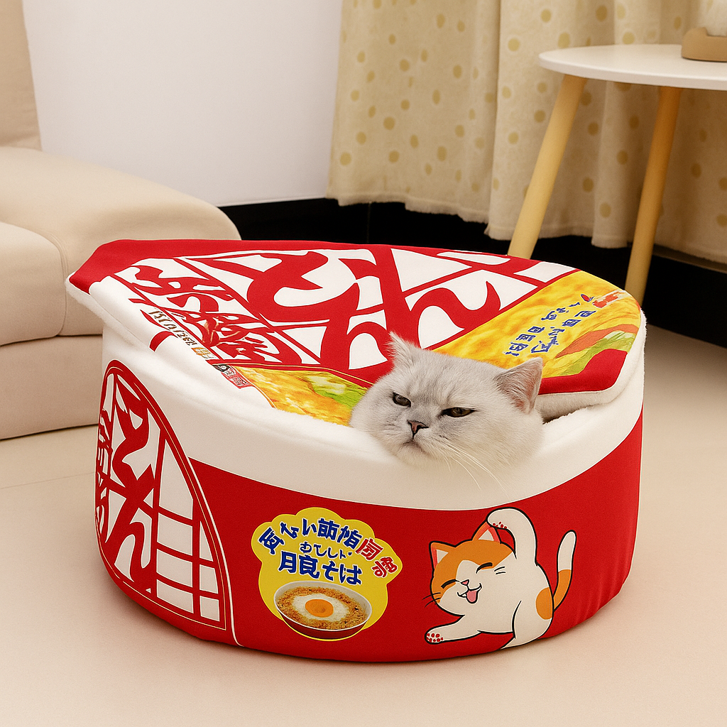 Panier Ramen Noodle Pour Chat Maison Minet