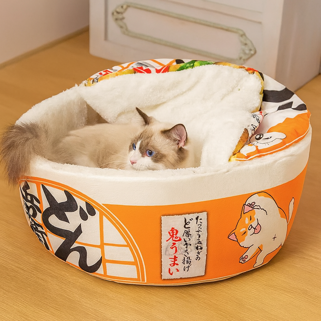 Panier Ramen Noodle Pour Chat Maison Minet