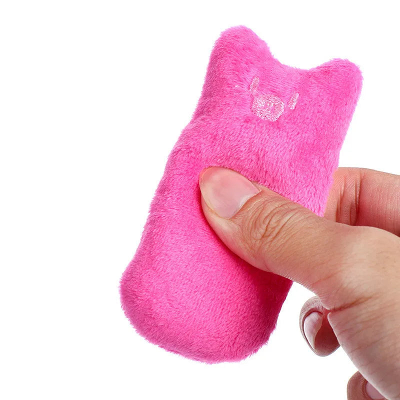 Jouet en Peluche avec Herbe à Chat – Coussin Coloré Anti-Stress pour Chats