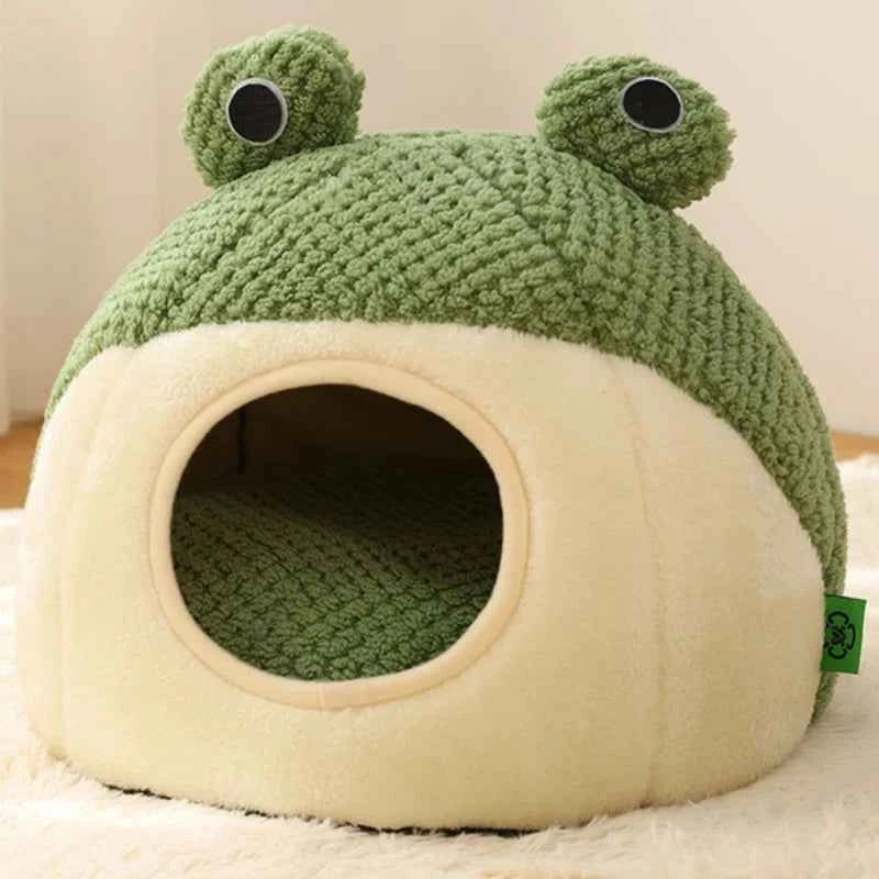 Maison pour Chat Grenouille Douillette