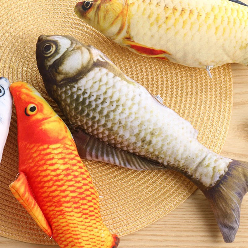 Jouet Poisson en Peluche pour Chat