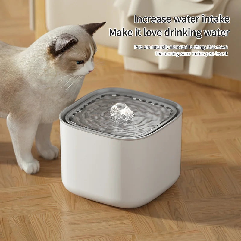 Fontaine à Eau pour Chat – Distributeur Automatique d’Eau Fraîche et Filtrée