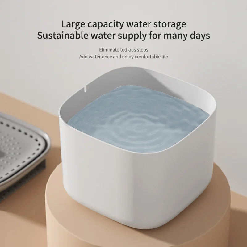 Fontaine à Eau pour Chat – Distributeur Automatique d’Eau Fraîche et Filtrée
