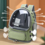Sac à Dos de Transport pour Chat – Sac Capsule avec Bulle Transparente et Aération Optimale