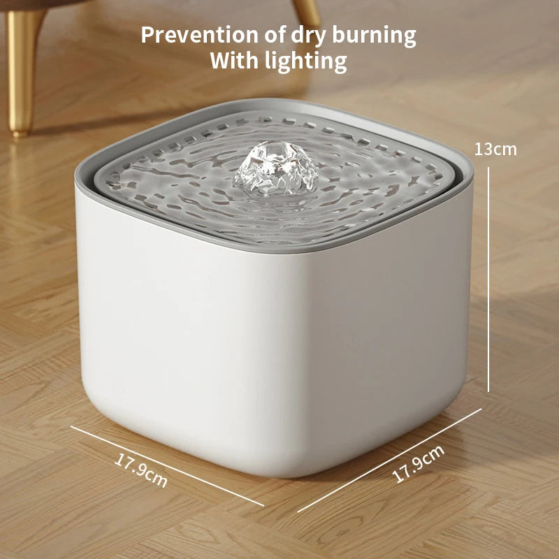 Fontaine à Eau pour Chat – Distributeur Automatique d’Eau Fraîche et Filtrée