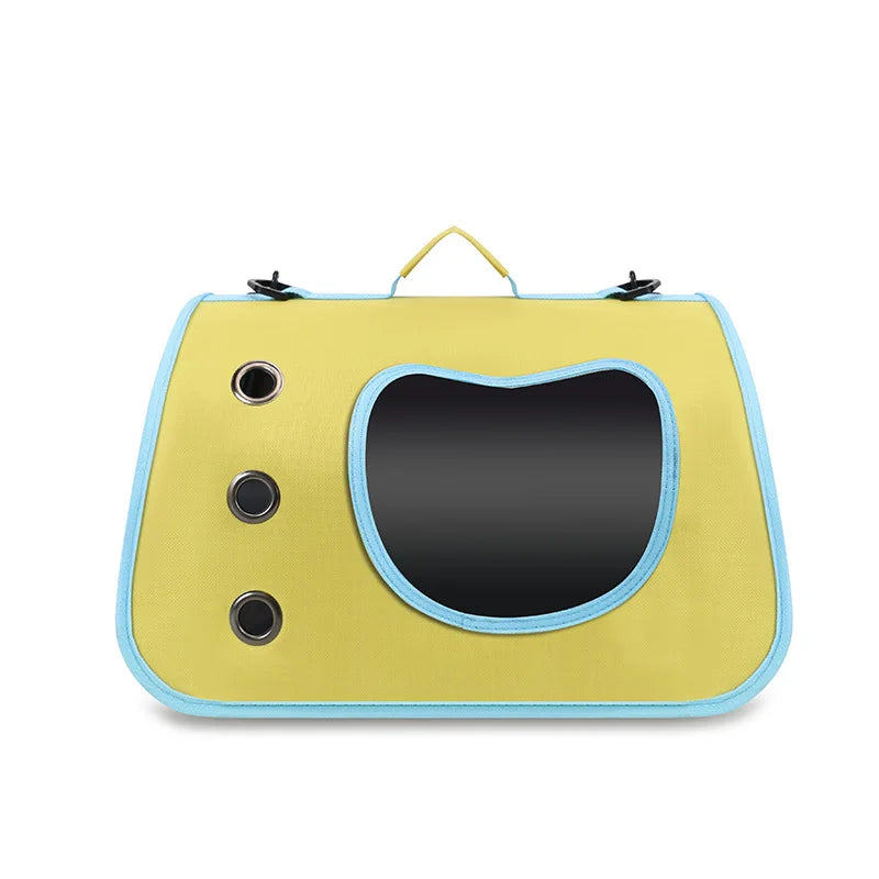 Sac de Transport Pliable pour Chat – Cage Souple Respirante avec Fenêtre et Aération