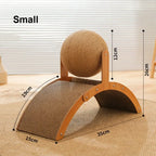 Griffoir en Bois avec Balle Sisal et Rampe