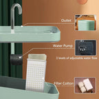 Fontaine à Eau pour Chat avec Bec Transparent – Distributeur Automatique d’Eau Filtrée et Silencieuse