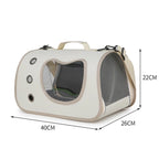 Sac de Transport Pliable pour Chat – Cage Souple Respirante avec Fenêtre et Aération