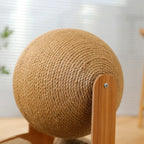 Griffoir en Bois avec Balle Sisal et Rampe