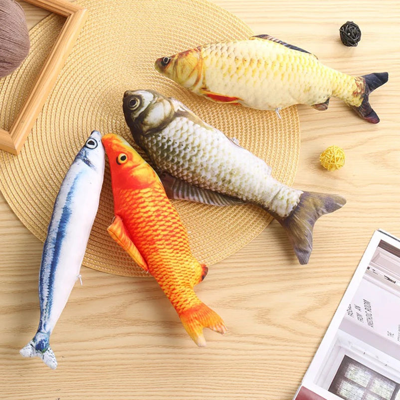 Jouet Poisson en Peluche pour Chat