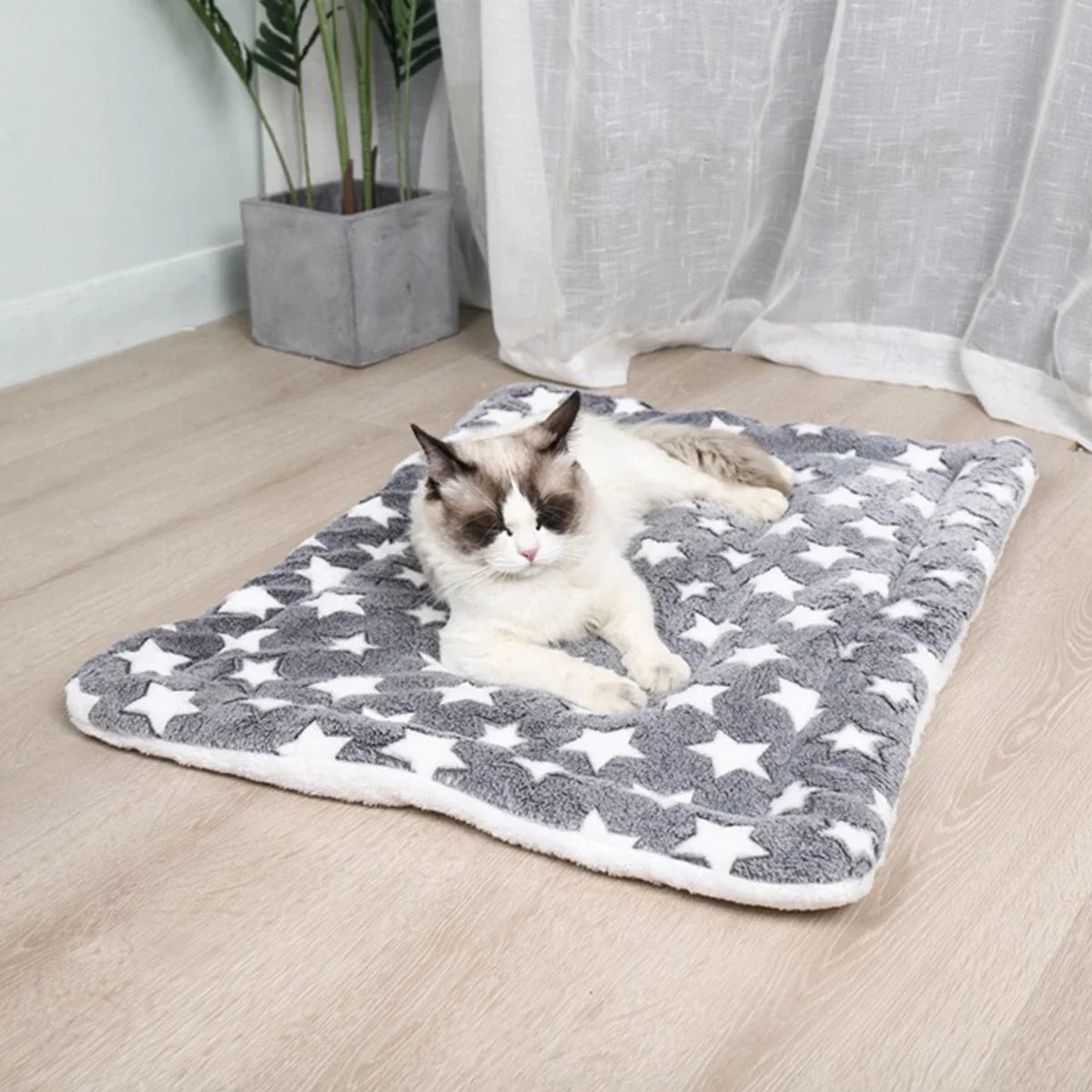Tapis Douillet pour Chat – Coussin Moelleux en Peluche
