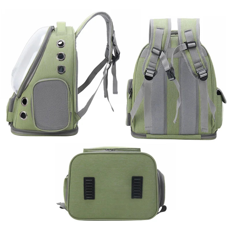 Sac à Dos de Transport pour Chat – Sac Capsule avec Bulle Transparente et Aération Optimale