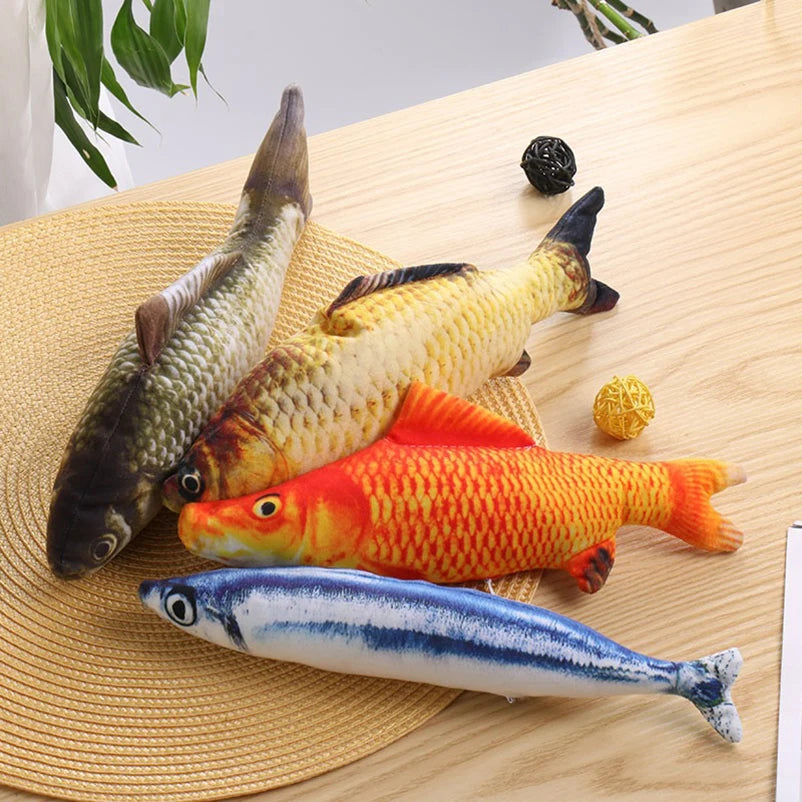 Jouet Poisson en Peluche pour Chat