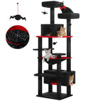 Arbre à Chat XXL – Tour Multifonction avec Niche, Hamac, Griffoirs et Plateformes | Stable et Confortable