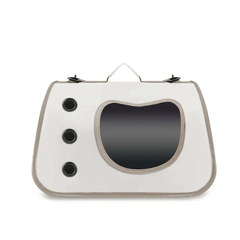 Sac de Transport Pliable pour Chat – Cage Souple Respirante avec Fenêtre et Aération