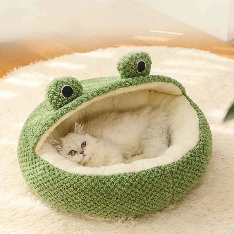 Maison pour Chat Grenouille Douillette