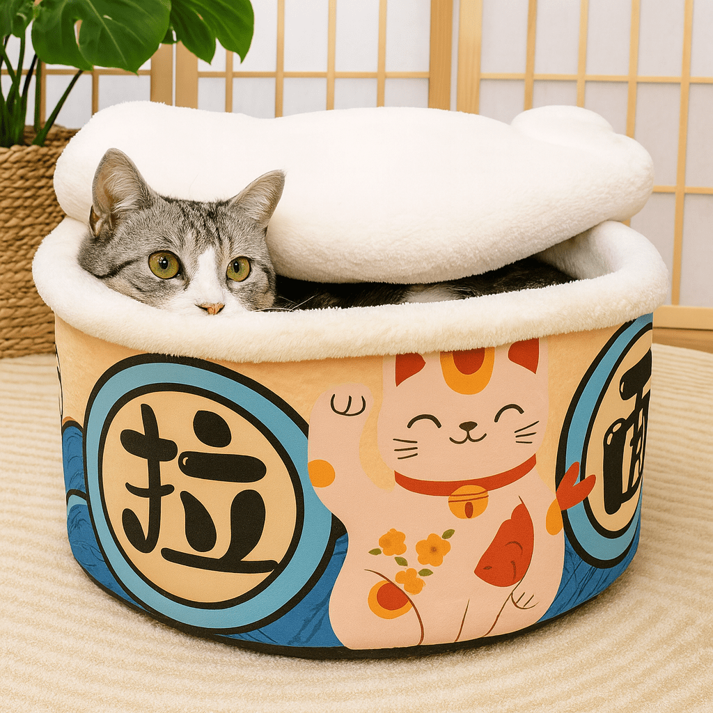 Panier Ramen Noodle pour Chat Maison Minet